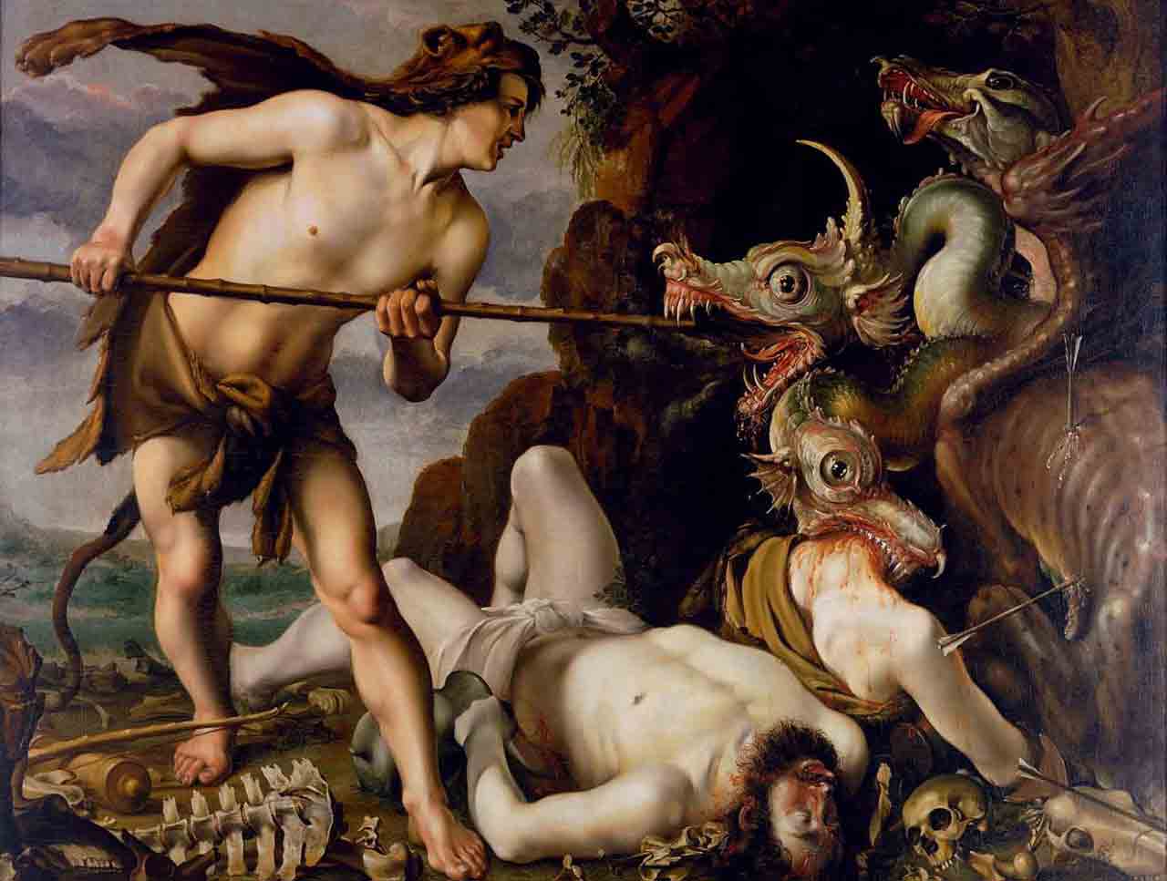 Qadmous - Legende - Gemälde: Hendrick Goltzius - 1558 bis 1617 †
